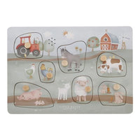 Thumbnail for Little Dutch 7140 FSC Holz Greifpuzzle mit Geräuschen Bauernhof - Little Farm im Sale