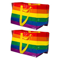 Thumbnail for Ikea Storstomma (Frakta) large 71 l Pride Rainbow reusable carrier bags, 2 pieces on sale