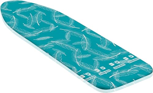 Leifheit ironing board cover Thermo Reflect S/M, for ironing surfaces up to max. 125 x cm, for steam irons, with heat and steam reflection for faster ironing, with elastic band on sale
