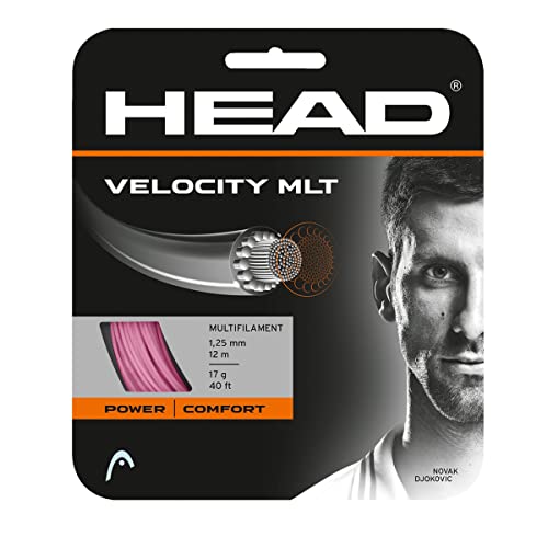 HEAD Unisex Adult Velocity MLT Set Tennis String, Pink, 1.25 mm / 17 g on sale
