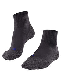 Thumbnail for FALKE Herren Wandersocken TK2 Explore Cool Short Sso Lyocell Funktionsmaterial antiblasen dick 1 Paar, Grau Asphalt Melange 3180, 44-45 im Sale