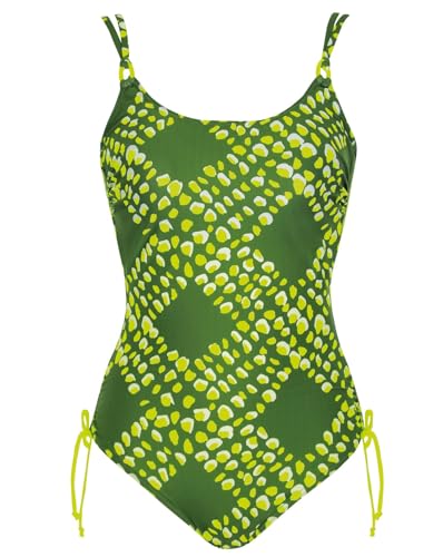 Sunflair Mastectomy Badeanzug mit Softcups und tiefen Rücken grün B im Sale