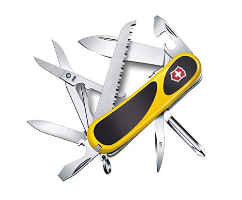 Victorinox, Swiss Army Knife, Evolution S18, Multitool, Swiss Army Knife with 15 functions, large blade, 3 mm screwdriver, bottle opener, locking blade on sale