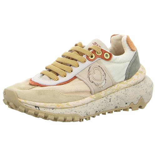 Satorisan - Casual Sneaker Herren und Damen - Dharma Linen - Vintage Leder und Textil Sportschuhe Bequem, Nachhaltig und Dauerhaft - Farbe Old Novel - im Sale