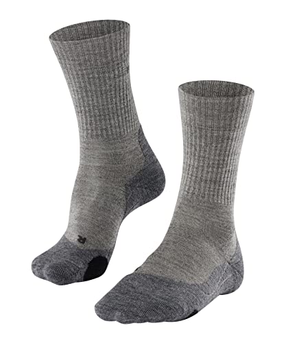 FALKE Herren Wandersocken TK2 Explore Wool So Wolle Funktionsmaterial antiblasen dick 1 Paar, Beige Kitt Mouline 4310, 44-45 im Sale