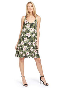 Thumbnail for khujo Damen Kleid Duchess Trägerkleid mit Volantsaum leichtes Sommerkleid im Sale