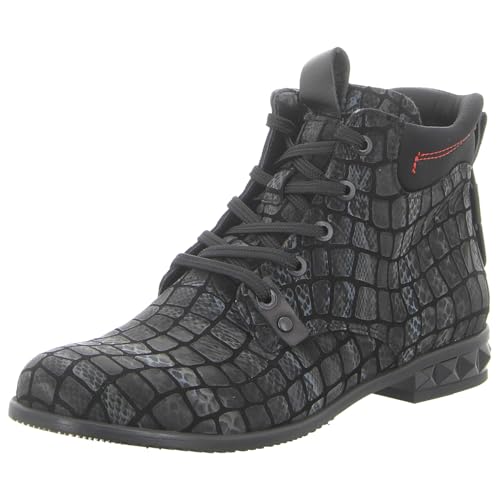 Simen Damen Stiefeletten grau-schwarz Gr. 41 im Sale