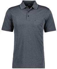 Thumbnail for RAGMAN Herren Polo Jacquard , Schiefer-027 im Sale