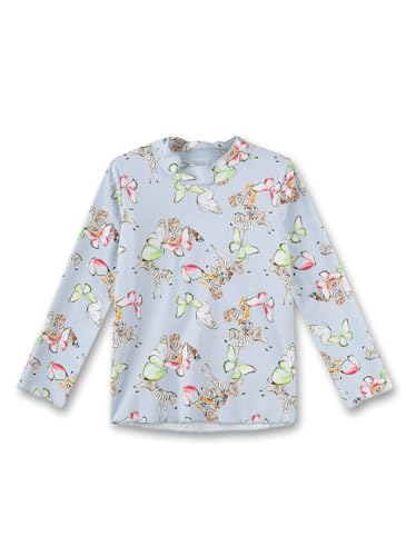 Sanetta UV Shirt Langarm Blau | Praktisches und schützendes Badeshirt aus Polyamid für Mädchen. Bademode für Kinder 116 im Sale