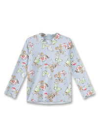 Thumbnail for Sanetta UV Shirt Langarm Blau | Praktisches und schützendes Badeshirt aus Polyamid für Mädchen. Bademode für Kinder 116 im Sale