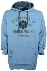 Thumbnail for Kitaro Hoody Kapuzenpullover Sweatshirt Sweat Herren Baumwolle, Farbe:blau, Herrengrößen:3 im Sale