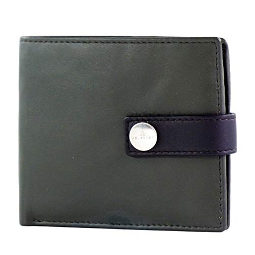 Peuterey Leather Wallet Military Green Stanley Whale - PTT0048 on Sale