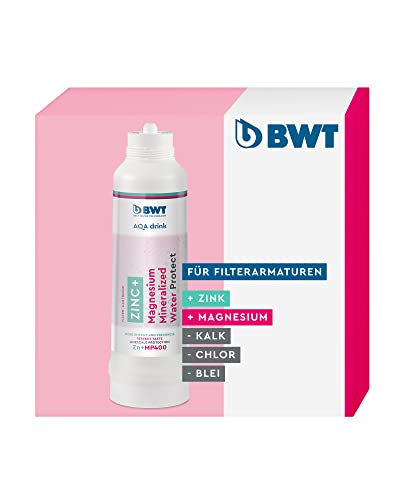 BWT AQA drink Zinc + MP300 water filter | Filter cartridge with zinc &amp; magnesium | Drinking water filter | Filters limescale, chlorine, lead &amp; copper on sale