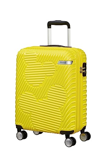 American Tourister Mickey Clouds, Spinner S, Expandable Hand Luggage, 55 cm, 38/45 L, Yellow (Mickey Electric Lemon) on sale