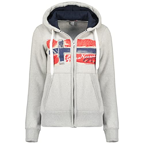 Geographical Norway Women's Gayto Lady Hoodie, Pink Flash, 46 on Sale