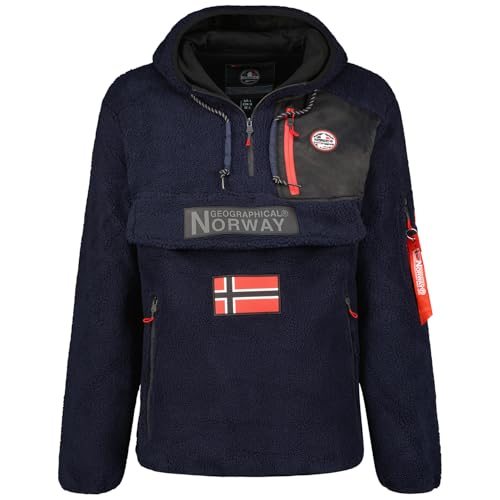 Geographical Norway Men's Terifique Men Fleece, Navy, on sale