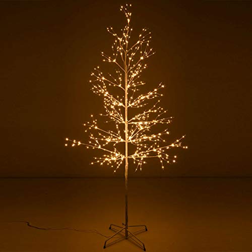 Gärtner Pötschke Micro-LED-Baum Snow Light, groß, 180 cm, Metall, weiß im Sale