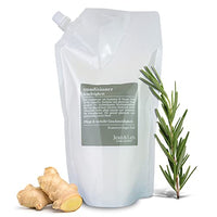 Thumbnail for Jean & Len Conditioner Moisture Rosemary & Ginger in a refill bag, for dry hair, intensively conditions & improves combability, refill pack, spicy fragrance, without parabens & silicones, 900 ml