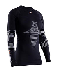 Thumbnail for X-Bionic Damen Energizer 4.0 Shirt Round Neck Long Sleeves, Opal Black/Arctic wh, im Sale