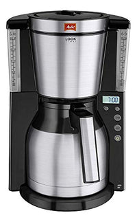 Thumbnail for Melitta LOOK Therm Timer – Kaffeemaschine mit Timer, Filterkaffeemaschine mit Thermokanne aus Edelstahl, für bis zu 10 Tassen Kaffee, schwarz im Sale