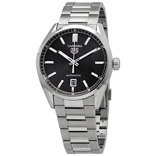 TAG Heuer orologio Carrera Calibre 5 39mm nero automatico acciaio WBN2110.BA0639 im Sale