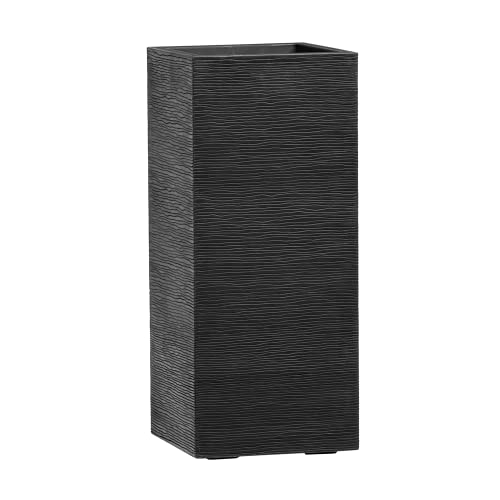 POETIC Pflanzgefäß OWAKA 87 Smoke Black im Sale