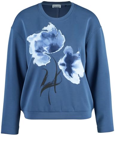 GERRY WEBER EDITION Damen 370103-44020-8150 T-Shirt, Aquaflower on Blue Steel, 36 im Sale