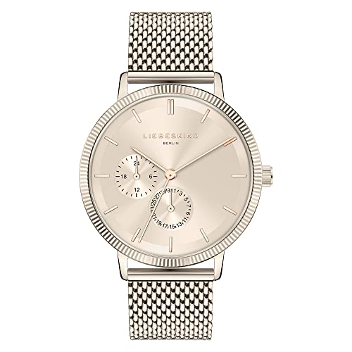 Liebeskind Berlin Multifunktionsuhr LT-0309-MM IP Frozen Rosé im Sale