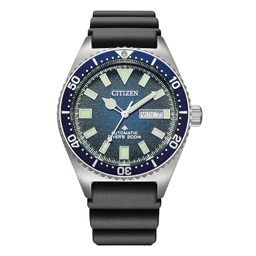 CITIZEN Men's Analog Automatic Watch with Polyurethane Strap NY0129-07LE on Sale