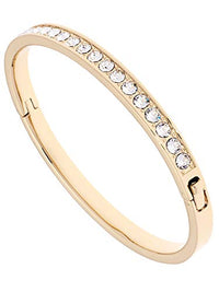 Thumbnail for Ted Baker Clemara Scharnier-Kristall-Armreif für Damen, M, Messing, Kristall im Sale