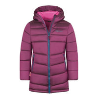 Thumbnail for Trollkids Girls' Trondheim Winter Jacket, Light Berry/Madeira Blue/Light Magenta, on Sale