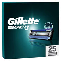Thumbnail for Gillette Mach3 Rasierklingen für Rasierer, 25 Ersatzklingen für Nassrasierer Herren mit 3-fach Klinge im Sale