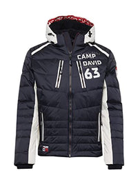 Thumbnail for Camp David Herren Steppjacke im Colour Design mit Logo Artworks Kitt im Sale