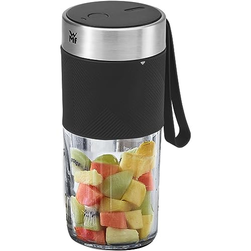 WMF Küchenminis Mix on the go 300 ml, Mini Mixer to go, USB Mixer Smoothie Maker, aufladbarer Personal Blender, tragbarer Mixer für Smoothies, Shakes im Sale
