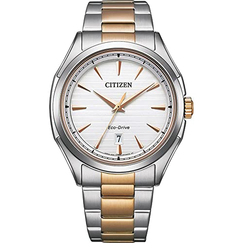 CITIZEN Men's Analog Japanese Quartz Watch with Stainless Steel Bracelet AW1756-89A on Sale