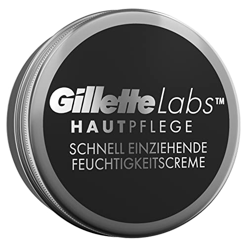 Gillette Labs Bart- & Gesichtspflege Feuchtigkeitscreme für Männer (100 ml), Feuchtigkeit & Beruhigung mit Niacinamide (Vitamin B3) + Seetang im Sale