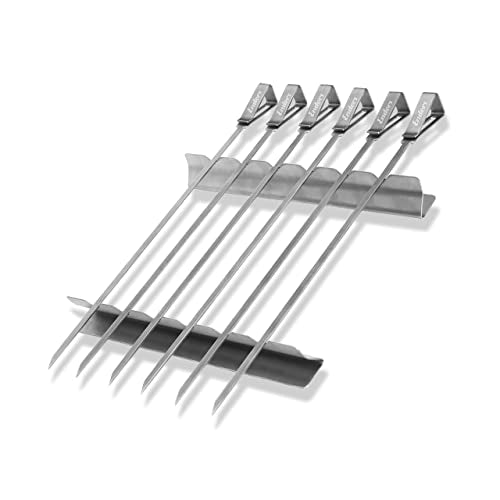 Enders SHISH LIKE SKEWER SET STAINLESS STEEL 8802, grill skewers, meat skewers, grill accessories, gas grill BBQ, 15 x 3 cm on sale