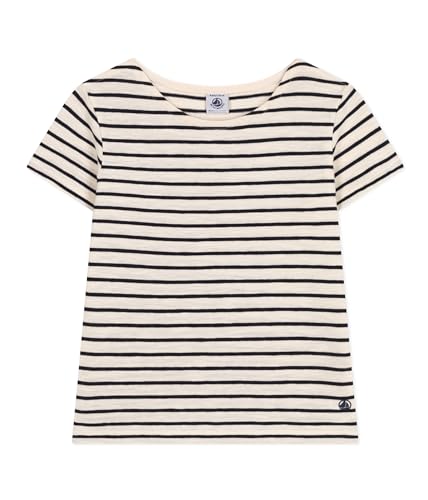 Petit Bateau Mädchen A0A2B T-Shirt, Avalanche/Shocking, 4 Jahre im Sale