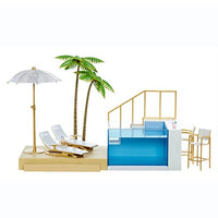 Thumbnail for RAINBOW HIGH 578475EUC Barbie Color Change Pool & Beach Club Playset, im Sale