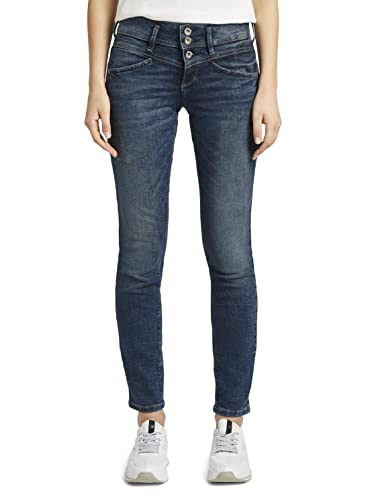 TOM TAILOR Damen Alexa Slim Jeans mit Bio-Baumwolle im Sale