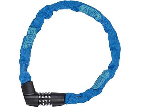 ABUS Kettenschloss Tresor 1385/75 Grey Lightning – Zahlenschloss aus gehärtetem Stahl – 6 mm starke Vierkantkette – ABUS-Sicherheitslevel 6 – 75 cm – Grau im Sale
