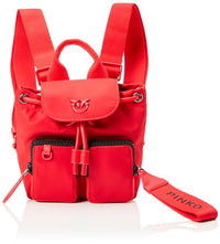 Thumbnail for Pinko Damen Vagabond Backpack Mini Recycled Nylon Tasche, Z99b_Nero Limousine Block Colour im Sale