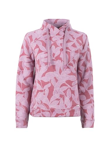 s'questo Sweatshirt Sweatshirt, stand-up collar, sporty, chic, pink, feminine Pale Rose Melange Soquesto Collection Love Letters on Sale