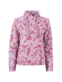Thumbnail for s'questo Sweatshirt Sweatshirt, stand-up collar, sporty, chic, pink, feminine Pale Rose Melange Soquesto Collection Love Letters on Sale