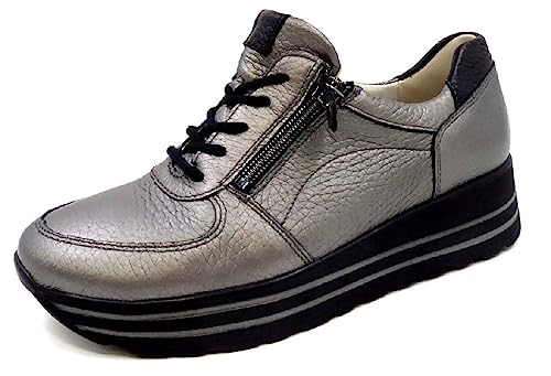 Waldläufer Damen Sneaker Low H-Lana Silber 39 im Sale