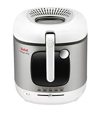 Thumbnail for Tefal FR4800 Mega 2 kg Elektrische Fritteuse | 3,3 Öl-Kapazität | Anti-Geruchs-Filter | spülmaschinenfeste Teile | Sichtfenster | einstellbares Thermostat | Weiß/Edelstahl im Sale