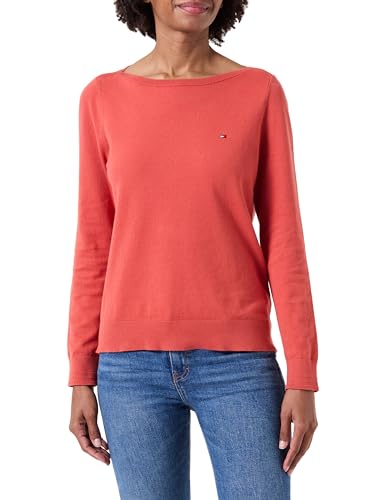 Tommy Hilfiger Damen Pullover Strickpullover, Rosa (Whimsy Pink), im Sale