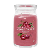 Thumbnail for Yankee Candle Signature Duftkerze ; große Kerze mit langer Brenndauer „Black Cherry“ ; Soja-Wachs-Mix im Sale