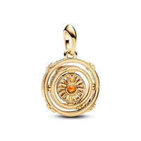 Thumbnail for PANDORA X Game of Thrones Drehendes Astrolabe Charm-Anhänger aus Sterling Silber mit 14 Karat vergoldete Metalllegierung, Kompatibel Moments Armbändern, 762971C01 im Sale