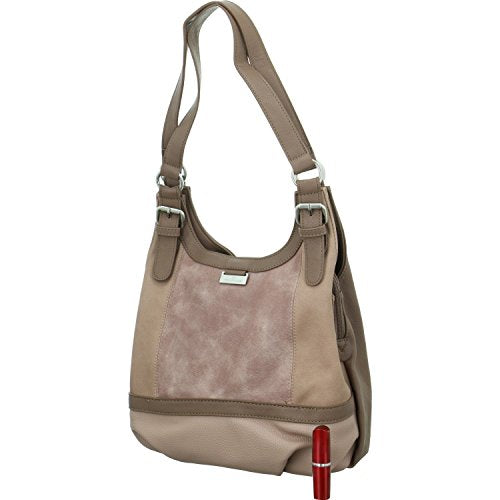 TOM TAILOR Juna Damen Shopper Umhängetasche Reißverschluss Klein Rosa im Sale